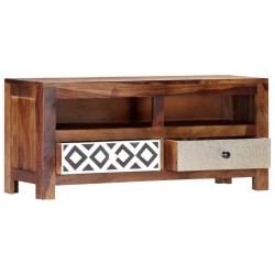 vidaXL TV-Schrank 90x30x40 cm Massivholz Palisander