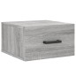 vidaXL Wand-Nachttische 2 Stk. Grau Sonoma 35x35x20 cm