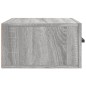 vidaXL Wand-Nachttische 2 Stk. Grau Sonoma 35x35x20 cm