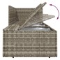 vidaXL 6-tlg. Garten-Lounge-Set mit Kissen Grau Poly Rattan vidaXL 6-tlg. Garten-Lounge-Set mit Kissen Grau Poly Rattan