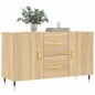 vidaXL Sideboard Sonoma-Eiche 100x36x60 cm Holzwerkstoff vidaXL Sideboard Sonoma-Eiche 100x36x60 cm Holzwerkstoff