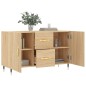vidaXL Sideboard Sonoma-Eiche 100x36x60 cm Holzwerkstoff vidaXL Sideboard Sonoma-Eiche 100x36x60 cm Holzwerkstoff