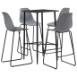 5-tlg. Bar-Set Kunststoff Grau 5-tlg. Bar-Set Kunststoff Grau