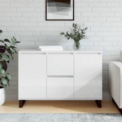 vidaXL Sideboard Hochglanz-Weiß 104x35x70 cm Holzwerkstoff
