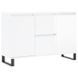 vidaXL Sideboard Hochglanz-Weiß 104x35x70 cm Holzwerkstoff vidaXL Sideboard Hochglanz-Weiß 104x35x70 cm Holzwerkstoff