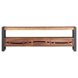 vidaXL TV-Schrank 140x30x45 cm Massivholz Akazie