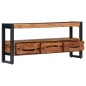 vidaXL TV-Schrank 140x30x45 cm Massivholz Akazie vidaXL TV-Schrank 140x30x45 cm Massivholz Akazie