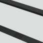 vidaXL Schiebetür ESG-Glas und Aluminium 90x205 cm Schwarz vidaXL Schiebetür ESG-Glas und Aluminium 90x205 cm Schwarz
