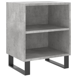 vidaXL Nachttisch Betongrau 40x30x50 cm Holzwerkstoff