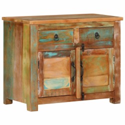 vidaXL Sideboard 68x35x55 cm Altholz Massiv 