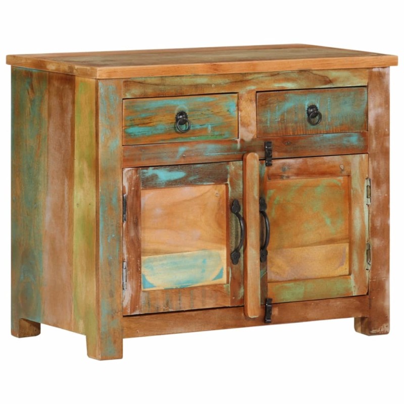 vidaXL Sideboard 68x35x55 cm Altholz Massiv vidaXL Sideboard 68x35x55 cm Altholz Massiv