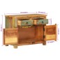 vidaXL Sideboard 68x35x55 cm Altholz Massiv vidaXL Sideboard 68x35x55 cm Altholz Massiv
