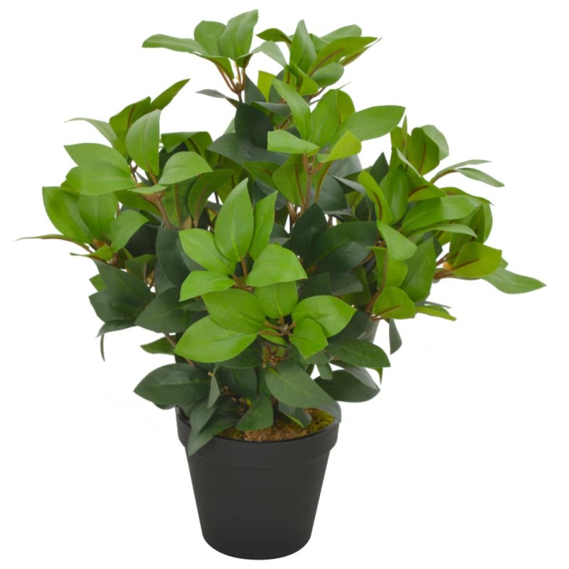vidaXL Künstliche Pflanze Lorbeerbaum mit Topf Grün 40 cm vidaXL Künstliche Pflanze Lorbeerbaum mit Topf Grün 40 cm