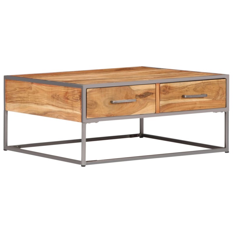 vidaXL Couchtisch 75 x 75 x 35 cm Massivholz Akazie vidaXL Couchtisch 75 x 75 x 35 cm Massivholz Akazie