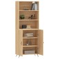 vidaXL Highboard Sonoma-Eiche 69,5x34x180 cm Holzwerkstoff vidaXL Highboard Sonoma-Eiche 69,5x34x180 cm Holzwerkstoff