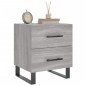 vidaXL Nachttische 2 Stk. Grau Sonoma 40x35x47,5 cm Holzwerkstoff vidaXL Nachttische 2 Stk. Grau Sonoma 40x35x47,5 cm Holzwerkstoff