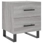 vidaXL Nachttische 2 Stk. Grau Sonoma 40x35x47,5 cm Holzwerkstoff vidaXL Nachttische 2 Stk. Grau Sonoma 40x35x47,5 cm Holzwerkstoff