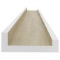 vidaXL Wandregale 4 Stk. Weiß und Sonoma-Eiche 80x9x3 cm vidaXL Wandregale 4 Stk. Weiß und Sonoma-Eiche 80x9x3 cm