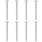 vidaXL Wandregale 4 Stk. Weiß und Sonoma-Eiche 80x9x3 cm vidaXL Wandregale 4 Stk. Weiß und Sonoma-Eiche 80x9x3 cm