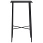 3-tlg. Bar-Set Kunstleder Schwarz 3-tlg. Bar-Set Kunstleder Schwarz