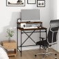 vidaXL Schreibtisch Braun Eichen-Optik 80x50x90 cm Holzwerkstoff Eisen vidaXL Schreibtisch Braun Eichen-Optik 80x50x90 cm Holzwerkstoff Eisen