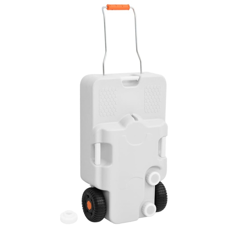 vidaXL Camping-Wassertank mit Rollen 30 L Grau vidaXL Camping-Wassertank mit Rollen 30 L Grau