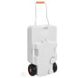 vidaXL Camping-Wassertank mit Rollen 30 L Grau vidaXL Camping-Wassertank mit Rollen 30 L Grau