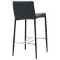 3-tlg. Bar-Set Kunstleder Schwarz 3-tlg. Bar-Set Kunstleder Schwarz