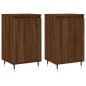 vidaXL Sideboards 2 Stk. Braun Eichen-Optik 40x35x70 cm Holzwerkstoff vidaXL Sideboards 2 Stk. Braun Eichen-Optik 40x35x70 cm Holzwerkstoff