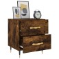 vidaXL Nachttische 2 Stk. Räuchereiche 40x35x47,5 cm Holzwerkstoff vidaXL Nachttische 2 Stk. Räuchereiche 40x35x47,5 cm Holzwerkstoff