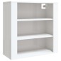 vidaXL Highboard Hochglanz-Weiß Holzwerkstoff vidaXL Highboard Hochglanz-Weiß Holzwerkstoff