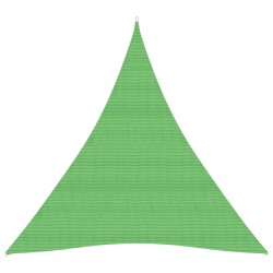 vidaXL Sonnensegel 160 g/m² Hellgrün 3x4x4 m HDPE