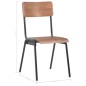vidaXL Esszimmerstühle 2 Stk. Braun Massives Sperrholz Stahl vidaXL Esszimmerstühle 2 Stk. Braun Massives Sperrholz Stahl