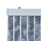 vidaXL Insektenschutz-Vorhang Silbern 90x220 cm Chenille vidaXL Insektenschutz-Vorhang Silbern 90x220 cm Chenille