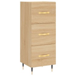 vidaXL Sideboard Sonoma-Eiche 34,5x34x90 cm Holzwerkstoff