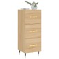 vidaXL Sideboard Sonoma-Eiche 34,5x34x90 cm Holzwerkstoff vidaXL Sideboard Sonoma-Eiche 34,5x34x90 cm Holzwerkstoff