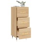 vidaXL Sideboard Sonoma-Eiche 34,5x34x90 cm Holzwerkstoff vidaXL Sideboard Sonoma-Eiche 34,5x34x90 cm Holzwerkstoff