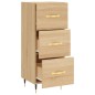 vidaXL Sideboard Sonoma-Eiche 34,5x34x90 cm Holzwerkstoff vidaXL Sideboard Sonoma-Eiche 34,5x34x90 cm Holzwerkstoff