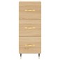 vidaXL Sideboard Sonoma-Eiche 34,5x34x90 cm Holzwerkstoff vidaXL Sideboard Sonoma-Eiche 34,5x34x90 cm Holzwerkstoff