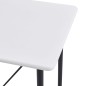 vidaXL Bartisch Weiß 120 x 60 x 110 cm MDF vidaXL Bartisch Weiß 120 x 60 x 110 cm MDF