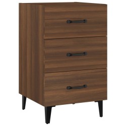 vidaXL Nachttisch Braun Eichen-Optik 40x40x66 cm Holzwerkstoff