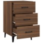vidaXL Nachttisch Braun Eichen-Optik 40x40x66 cm Holzwerkstoff vidaXL Nachttisch Braun Eichen-Optik 40x40x66 cm Holzwerkstoff