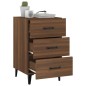 vidaXL Nachttisch Braun Eichen-Optik 40x40x66 cm Holzwerkstoff vidaXL Nachttisch Braun Eichen-Optik 40x40x66 cm Holzwerkstoff