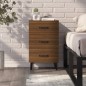 vidaXL Nachttisch Braun Eichen-Optik 40x40x66 cm Holzwerkstoff vidaXL Nachttisch Braun Eichen-Optik 40x40x66 cm Holzwerkstoff