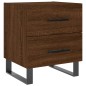 vidaXL Nachttische 2Stk. Braun Eichen-Optik 40x35x47,5cm Holzwerkstoff vidaXL Nachttische 2Stk. Braun Eichen-Optik 40x35x47,5cm Holzwerkstoff