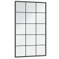 vidaXL Wandspiegel 6 Stk. Schwarz 100x60 cm Metall vidaXL Wandspiegel 6 Stk. Schwarz 100x60 cm Metall