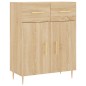 vidaXL Sideboard Sonoma-Eiche 69,5x34x90 cm Holzwerkstoff vidaXL Sideboard Sonoma-Eiche 69,5x34x90 cm Holzwerkstoff