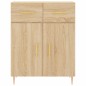 vidaXL Sideboard Sonoma-Eiche 69,5x34x90 cm Holzwerkstoff vidaXL Sideboard Sonoma-Eiche 69,5x34x90 cm Holzwerkstoff