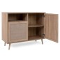 Finori Beistellschrank Bali 01A Sonoma-Eiche und Raffia-Druck Finori Beistellschrank Bali 01A Sonoma-Eiche und Raffia-Druck