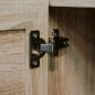 Finori Beistellschrank Bali 01A Sonoma-Eiche und Raffia-Druck Finori Beistellschrank Bali 01A Sonoma-Eiche und Raffia-Druck